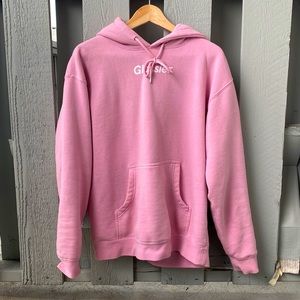 Glossier Pink Hoodie EUC